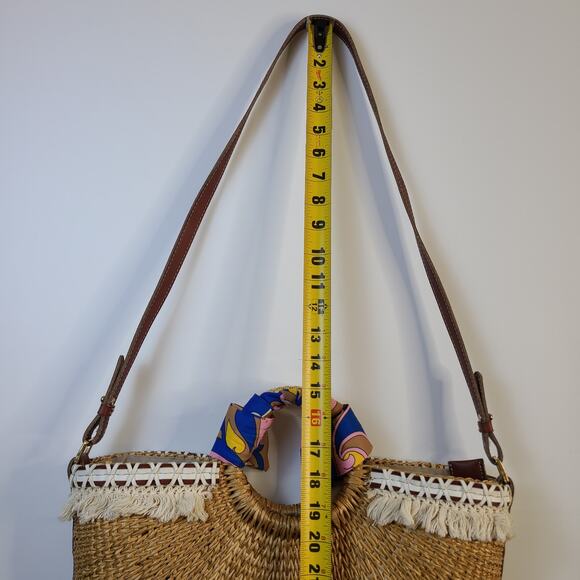 Sam Edelman Straw Tote Handbag - Picture 10 of 13